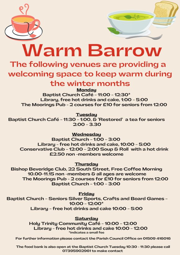 News Barrow upon Soar Parish Council